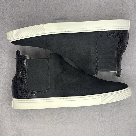 🔥🔥🔥 Lanvin black Suede Men Ankle Chelsea Boot Sneaker Shoes Size: 8 US/ 41EU🔥🔥🔥 - Picture 10 of 11